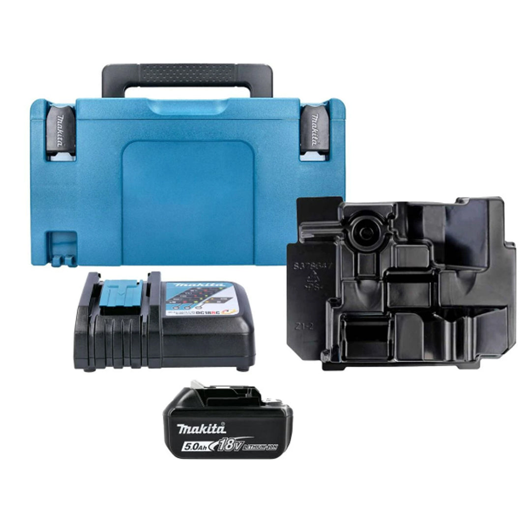 Makita 18V 5.0Ah Battery & Charger Kit – BL1850, DC18RC Fast Charger & Type 3 Case
