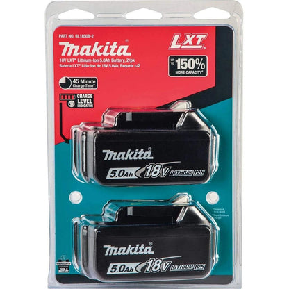 Makita DTD153RTJ 18V LXT Brushless Impact Driver Kit – Includes 2 x 5.0Ah Batteries, Charger & MAKPAC Case