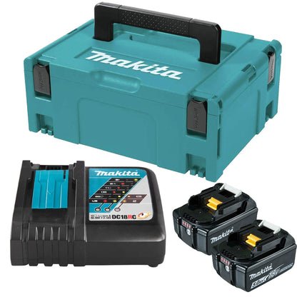 Makita 18V Li-Ion Battery Kit – Includes Charger & Carry Case | Powerful & Portable